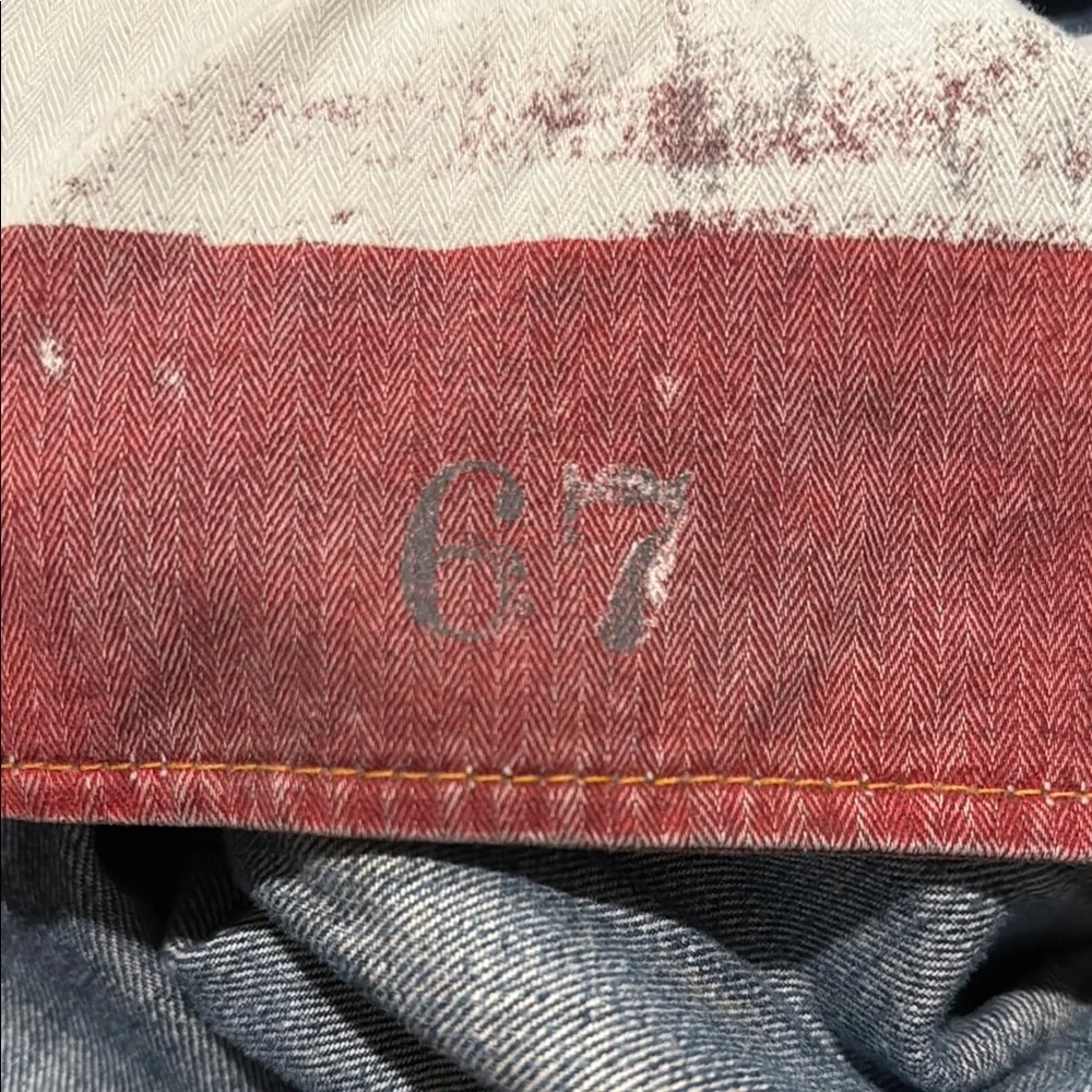 Men’s Polo Ralph Lauren Distressed Vintage 67 Classic Blue Jeans 34” x 32”